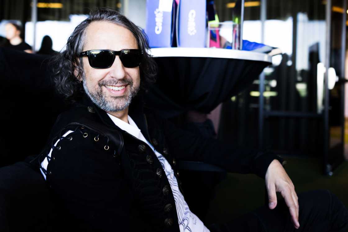 Michael Bluestein during the 64th annual Grammy Awards at Topgolf Las Vegas Michael Bluestein during the 64th annual Grammy Awards at Topgolf Las Vegas
