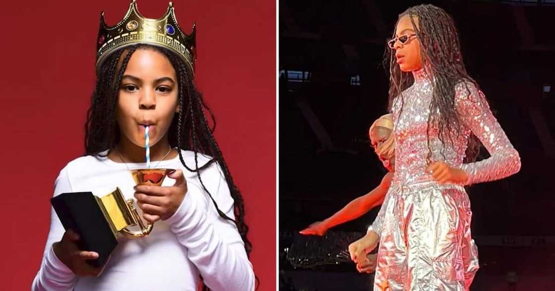 Blue Ivy trended after she joined Beyoncé on stage