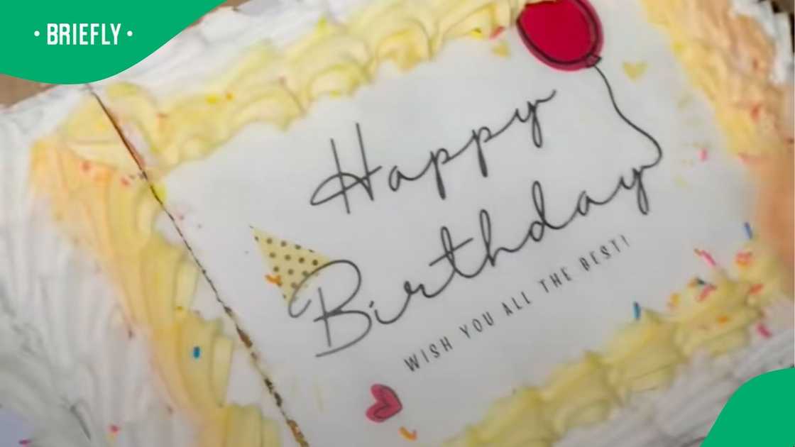 A picture of a Shoprite birthday cake A picture of a Shoprite birthday cake