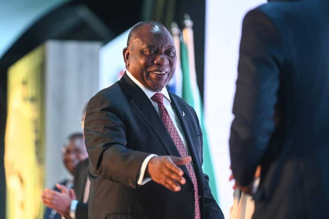 South African President Cyril Ramaphosa