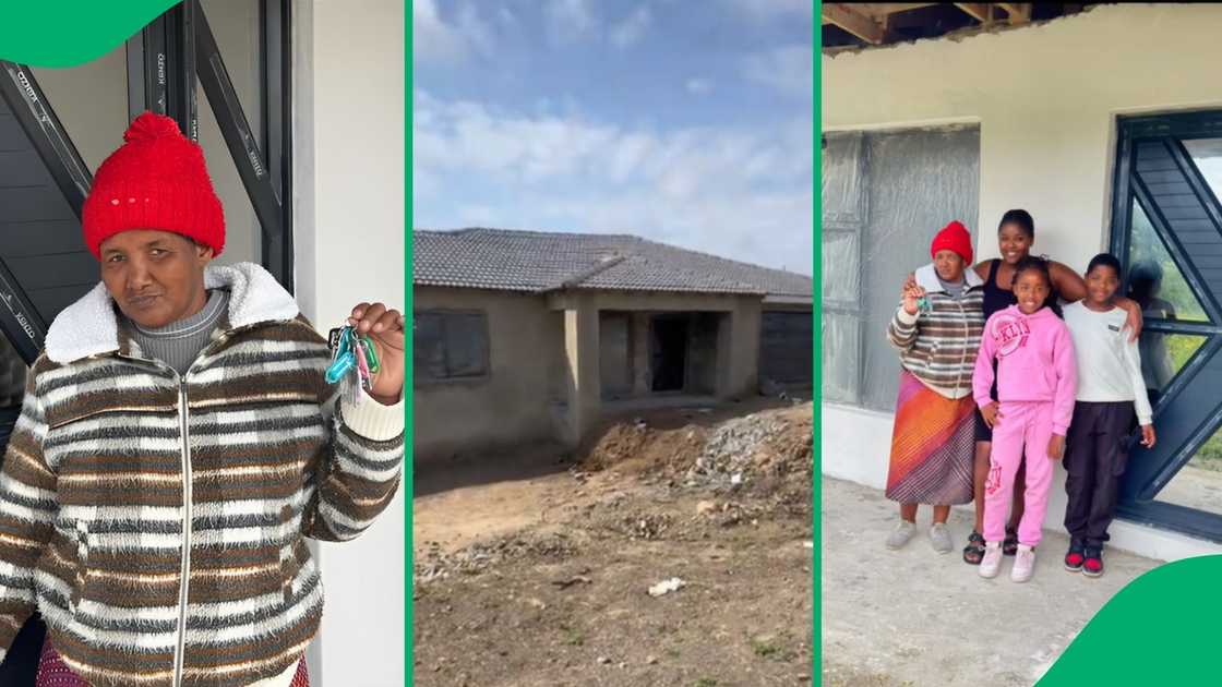 TikTok users showered a young lady with praise after gifting her mom with a home