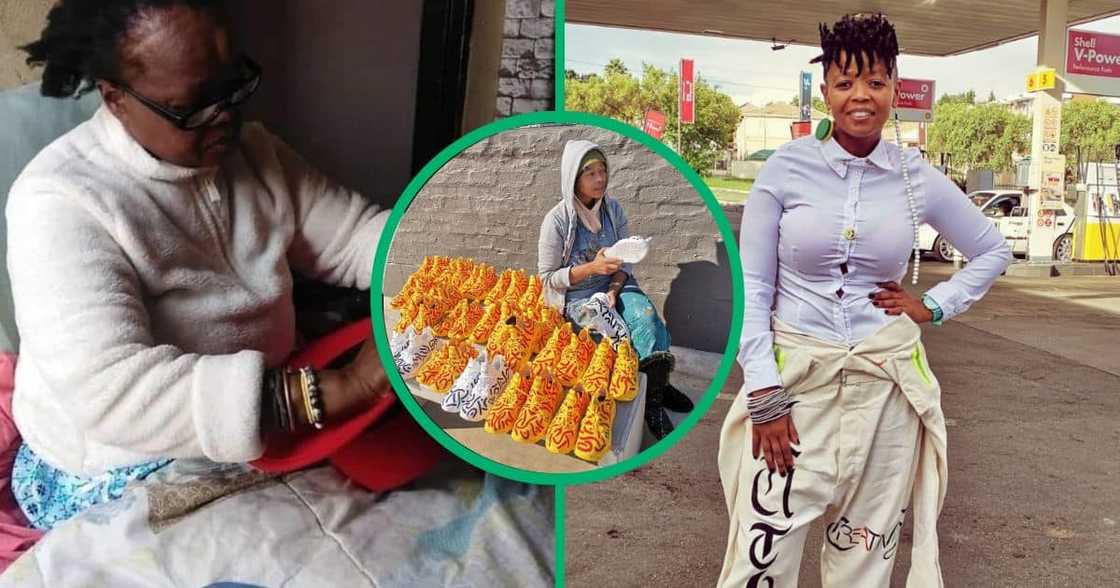Thobile Ntuli is a businesswoman from KZN who lost her mother. She hand-paints sneakers and sells them. Thobile Ntuli is a businesswoman from KZN who lost her mother. She hand-paints sneakers and sells them.