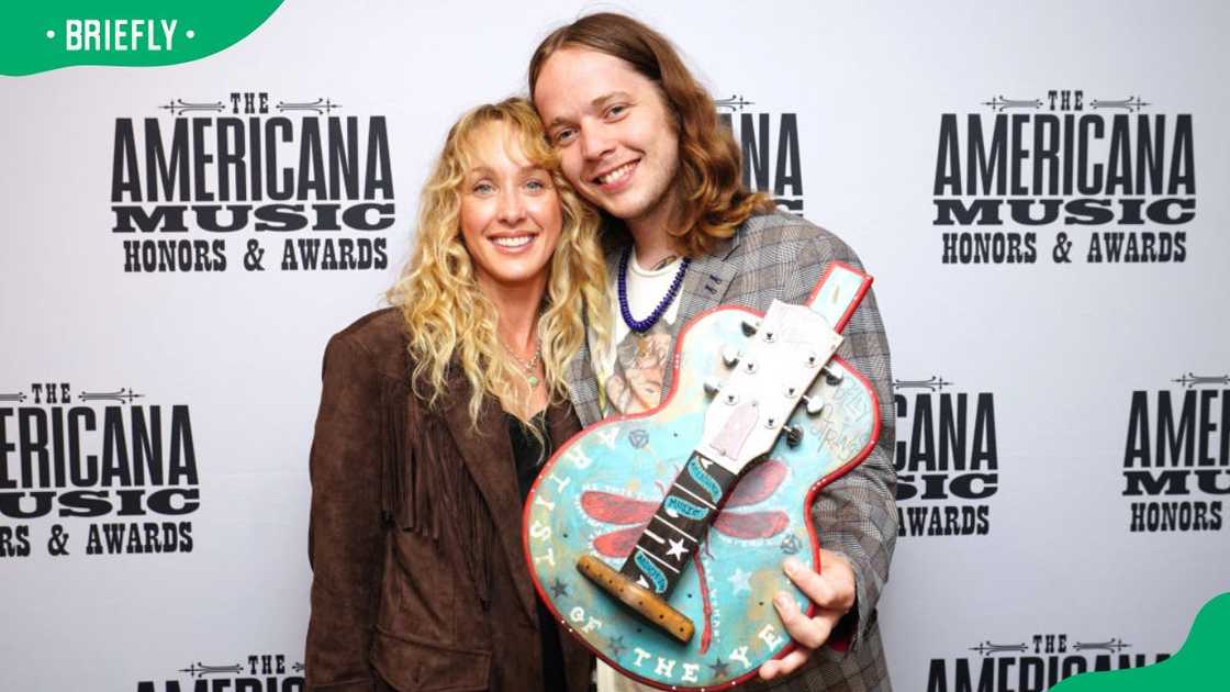 Ally Dale and Billy Strings during the 2023 Americana Honors & Awards at Ryman Auditorium Ally Dale and Billy Strings during the 2023 Americana Honors & Awards at Ryman Auditorium