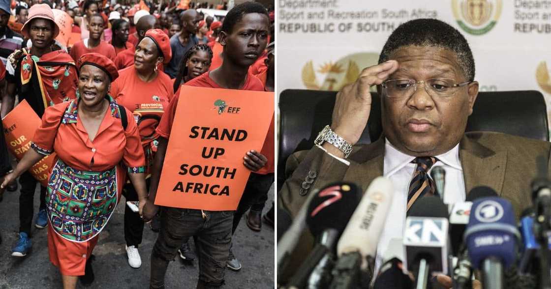 ANC SG Fikile Mbalula was blasted for his comments on the national shutdown ANC SG Fikile Mbalula was blasted for his comments on the national shutdown