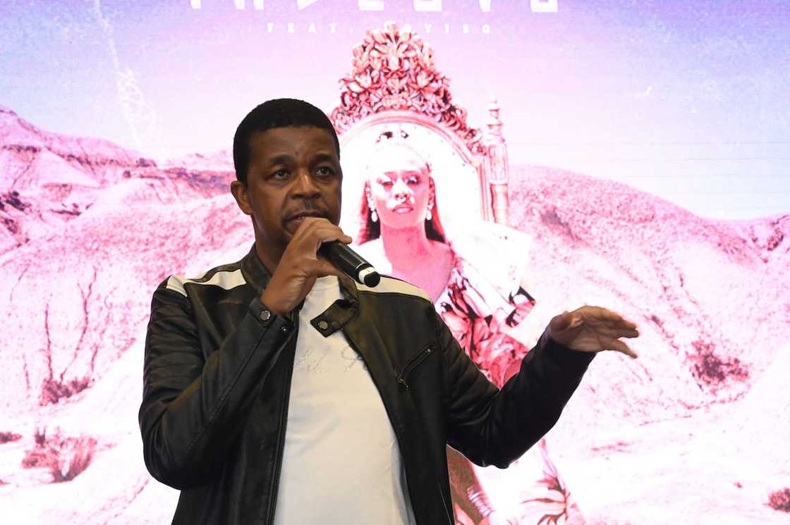 Oskido at the Indlovu Short Film Premiere at the Leonardo Hotel on 21 March 2021 in Sandton, South Africa. Oskido at the Indlovu Short Film Premiere at the Leonardo Hotel on 21 March 2021 in Sandton, South Africa.
