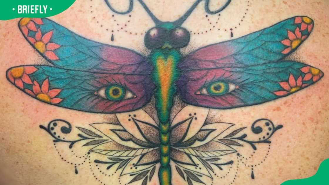 Eyed-dragonfly tattoo Eyed-dragonfly tattoo