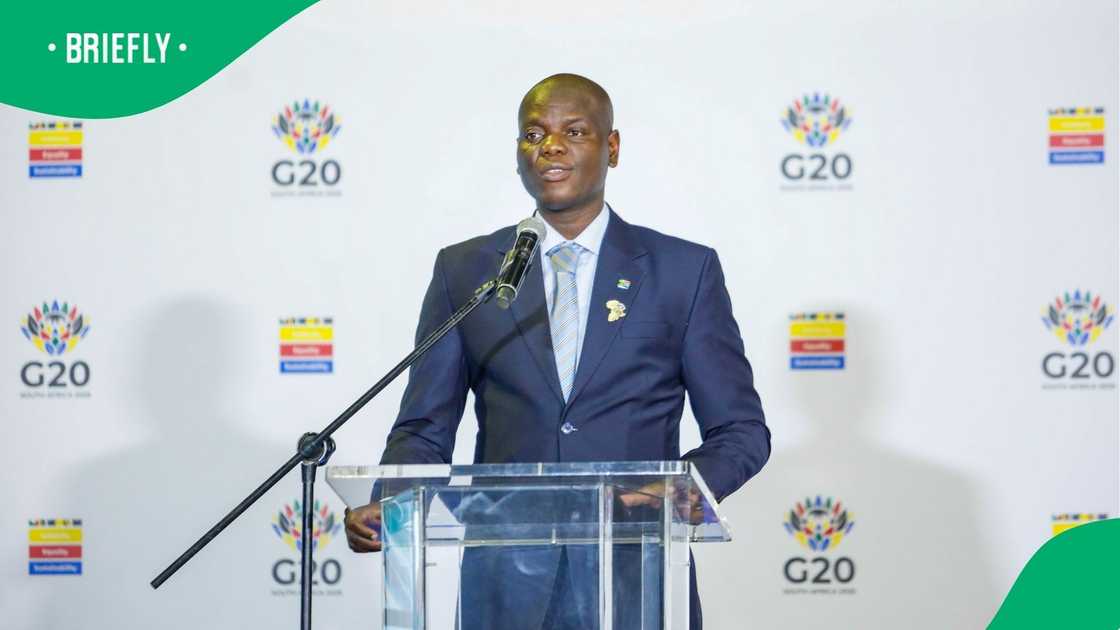 Minister of International Relations and Cooperation, Ronald Lamola Minister of International Relations and Cooperation, Ronald Lamola