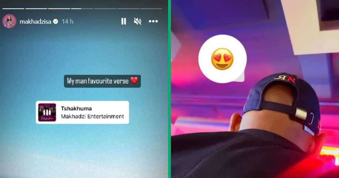 Singer Makhadzi leaving her followers speculating she could be in love on Instagram. Singer Makhadzi leaving her followers speculating she could be in love on Instagram.