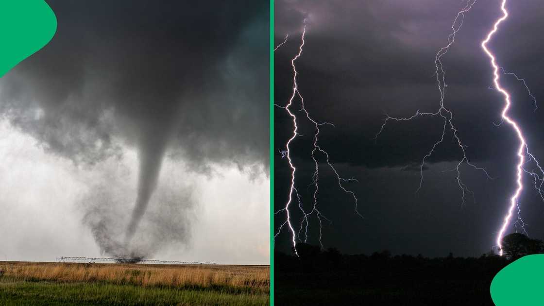 The Middelburg area has seen tornadoes and thunderstorms in recent days. The Middelburg area has seen tornadoes and thunderstorms in recent days.