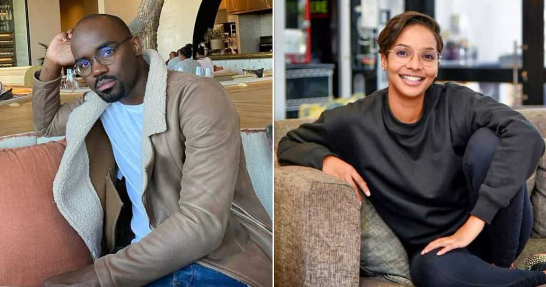 Musa Mthombeni, Liesl Laurie, engagement Musa Mthombeni, Liesl Laurie, engagement