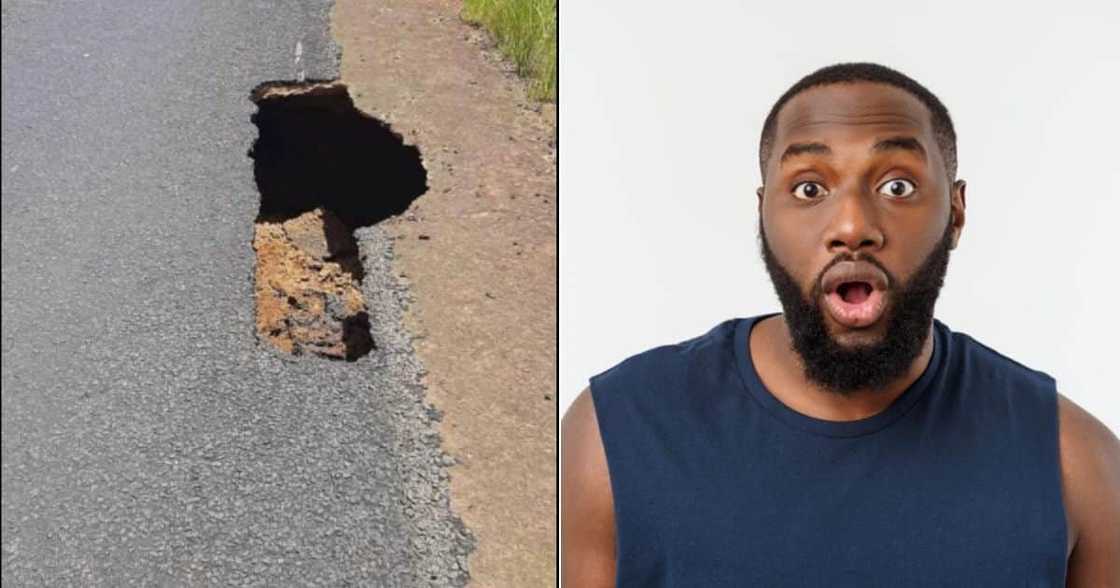 road, sinkhole, man, national, unhappy, vest, shocked, disrepair, hole, sunken, man road, sinkhole, man, national, unhappy, vest, shocked, disrepair, hole, sunken, man