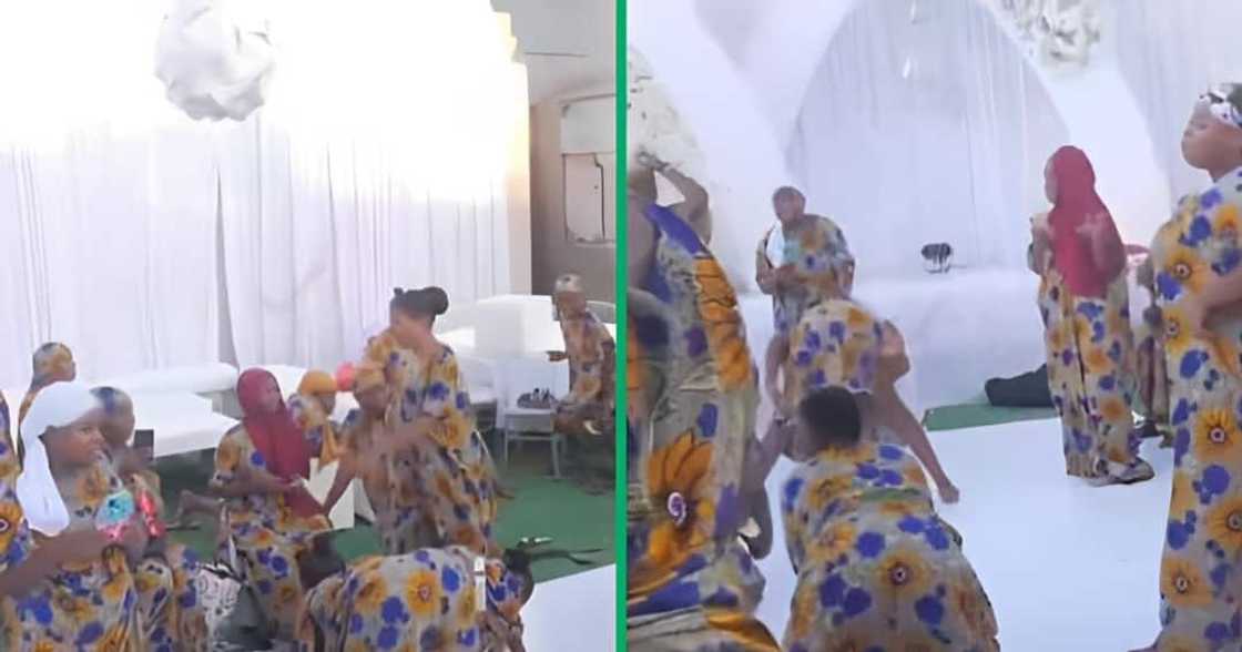 A video shows women twerking in Africa at an event. A video shows women twerking in Africa at an event.