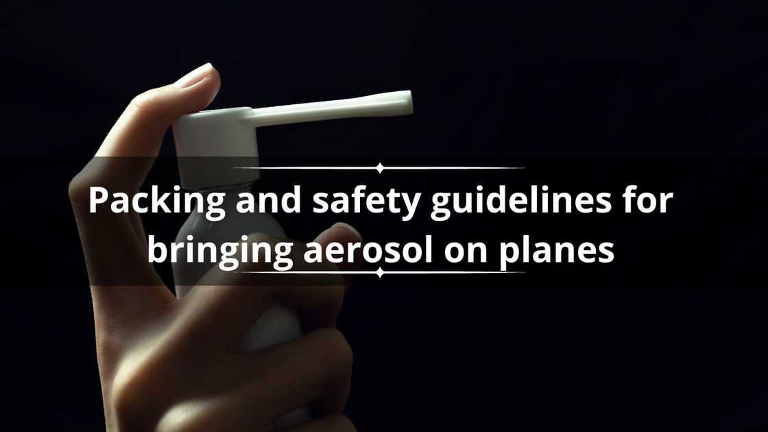 Aerosol on planes Aerosol on planes
