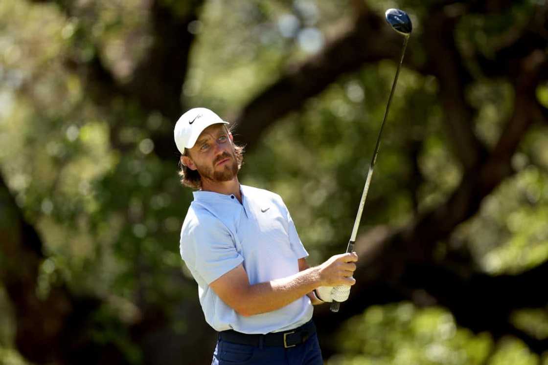 Tommy Fleetwood playing at the Valero Texas Open Tommy Fleetwood playing at the Valero Texas Open