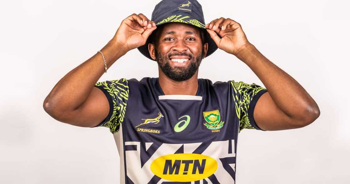 Springboks, Tour, UK, England, Wales, Scotland, Jersey, Collaboration, Designer, Mzukisi Mbane, Technical partner, ASICS, SA Rugby, Alternate Springboks, Tour, UK, England, Wales, Scotland, Jersey, Collaboration, Designer, Mzukisi Mbane, Technical partner, ASICS, SA Rugby, Alternate