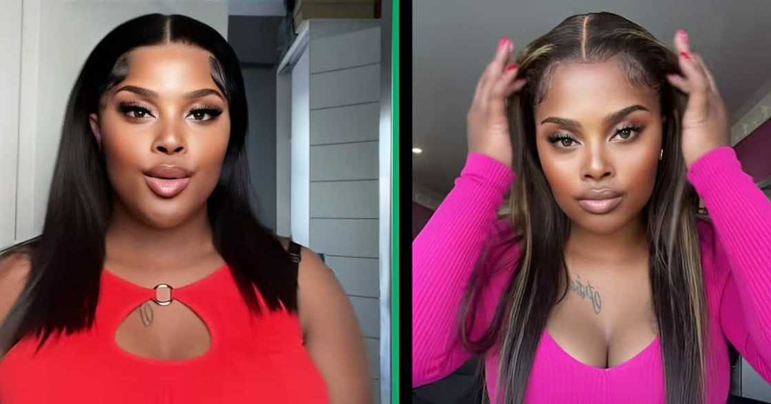 A TikTok video shows a woman seeking help on how to improve her English skills. A TikTok video shows a woman seeking help on how to improve her English skills.