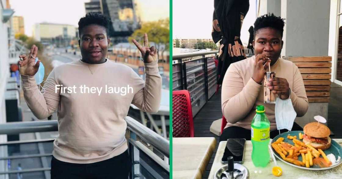 A man shared how he looked after losing 42kg after eight months. A man shared how he looked after losing 42kg after eight months.