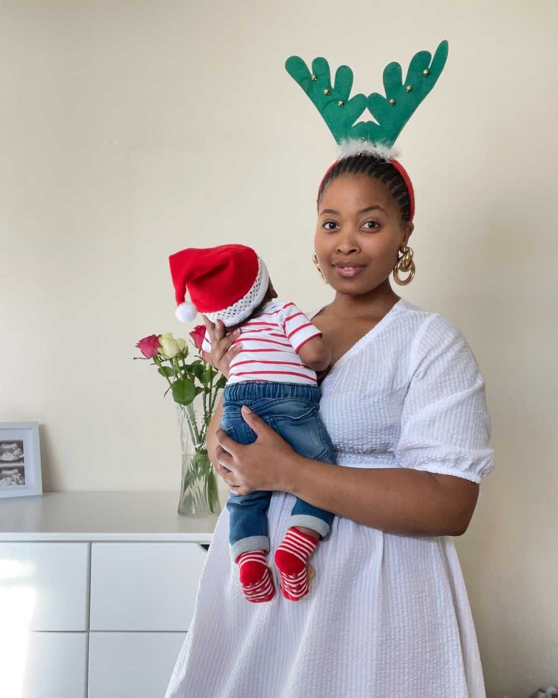 A mother and her baby boy. A mother and her baby boy.