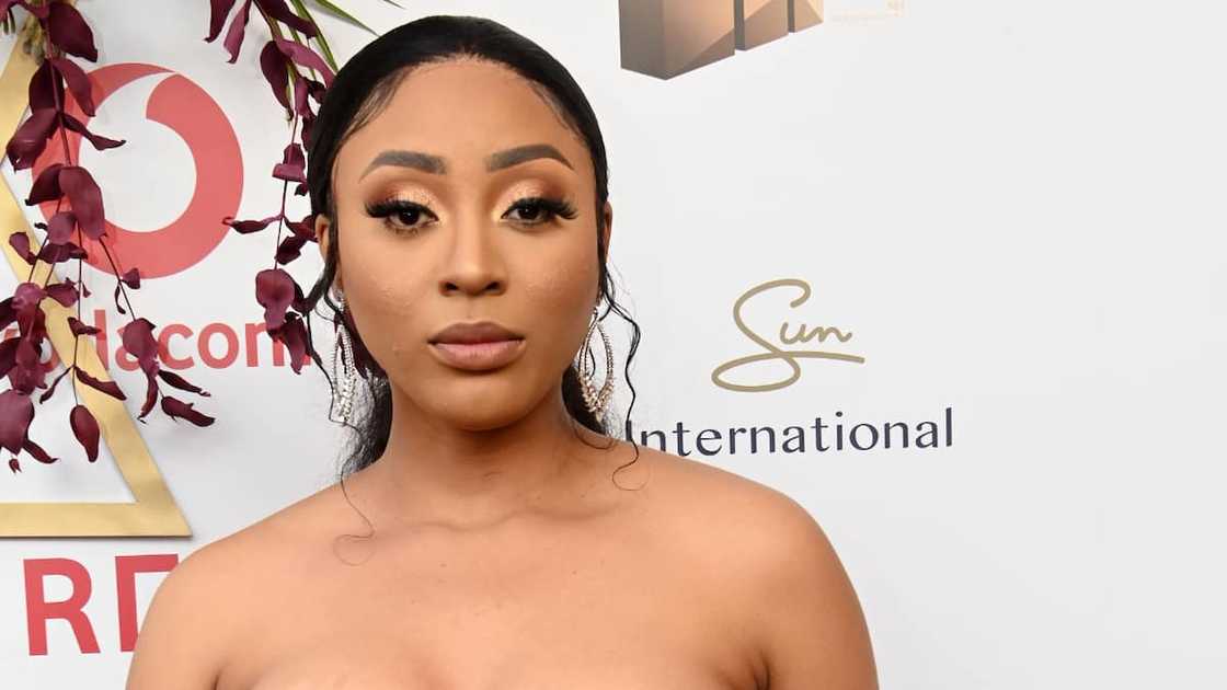 Nadia Nakai during the Miss South Africa Finale Nadia Nakai during the Miss South Africa Finale