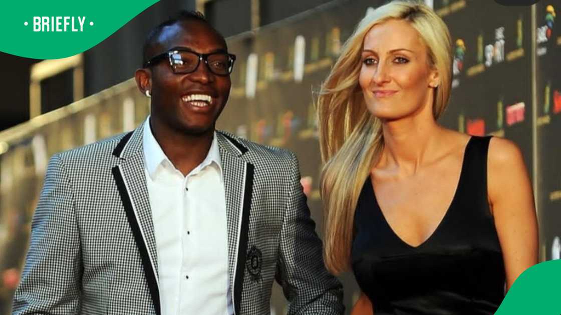 Benni McCarthy and wife, Stacey celebrating their wedding anniversary, May 2024. Benni McCarthy and wife, Stacey celebrating their wedding anniversary, May 2024.