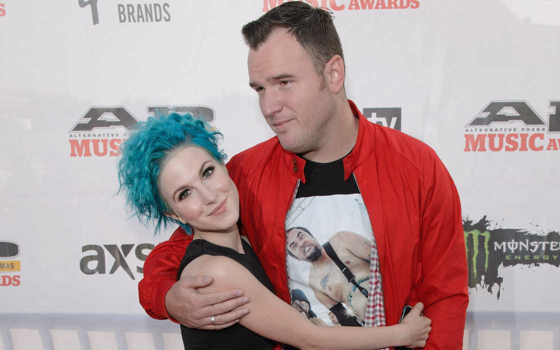 Hayley Williams and Chad Gilbert in Cleveland, Ohio