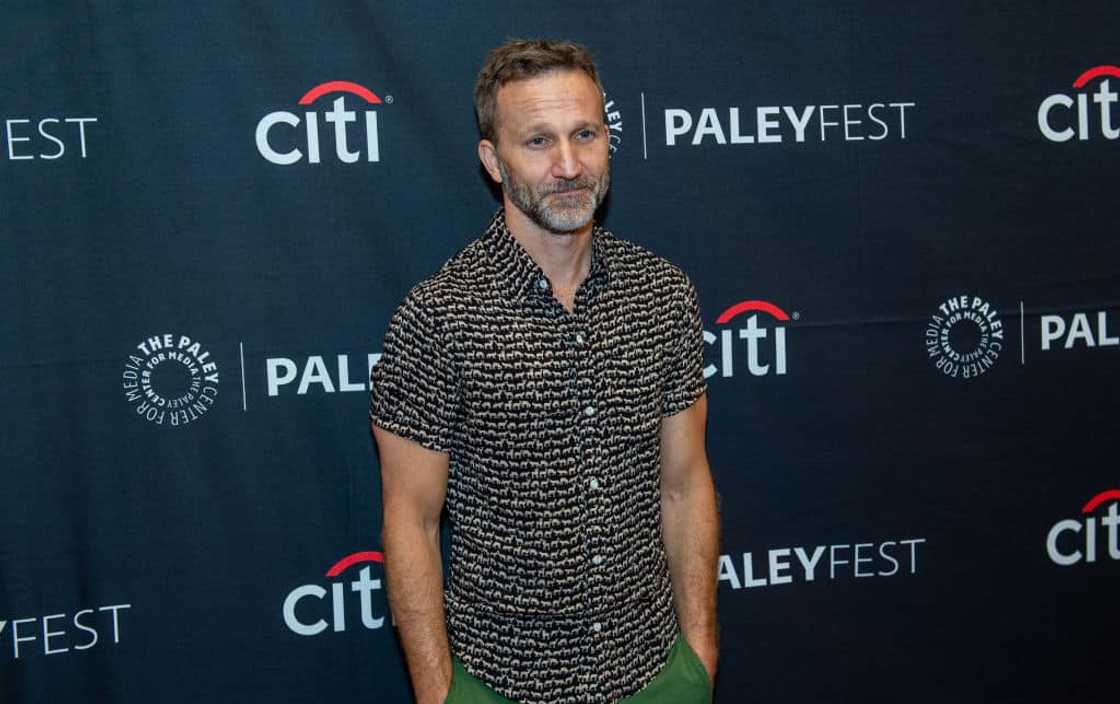 Breckin Meyer at The Paley Center for Media. Breckin Meyer at The Paley Center for Media.