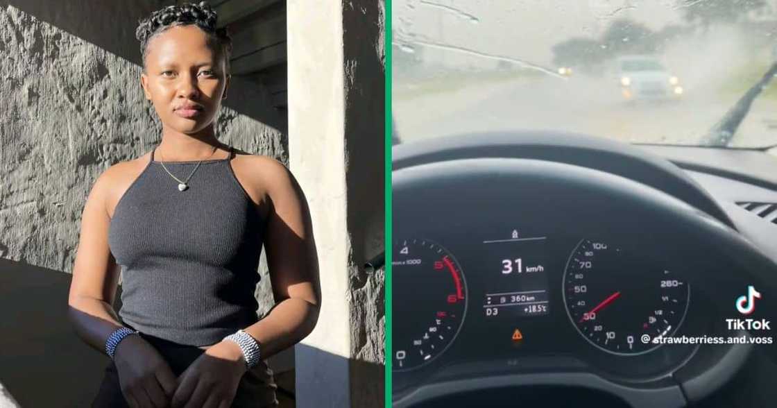 A woman drove in the rain to get her boyfriend a meal in Ekurhuleni A woman drove in the rain to get her boyfriend a meal in Ekurhuleni