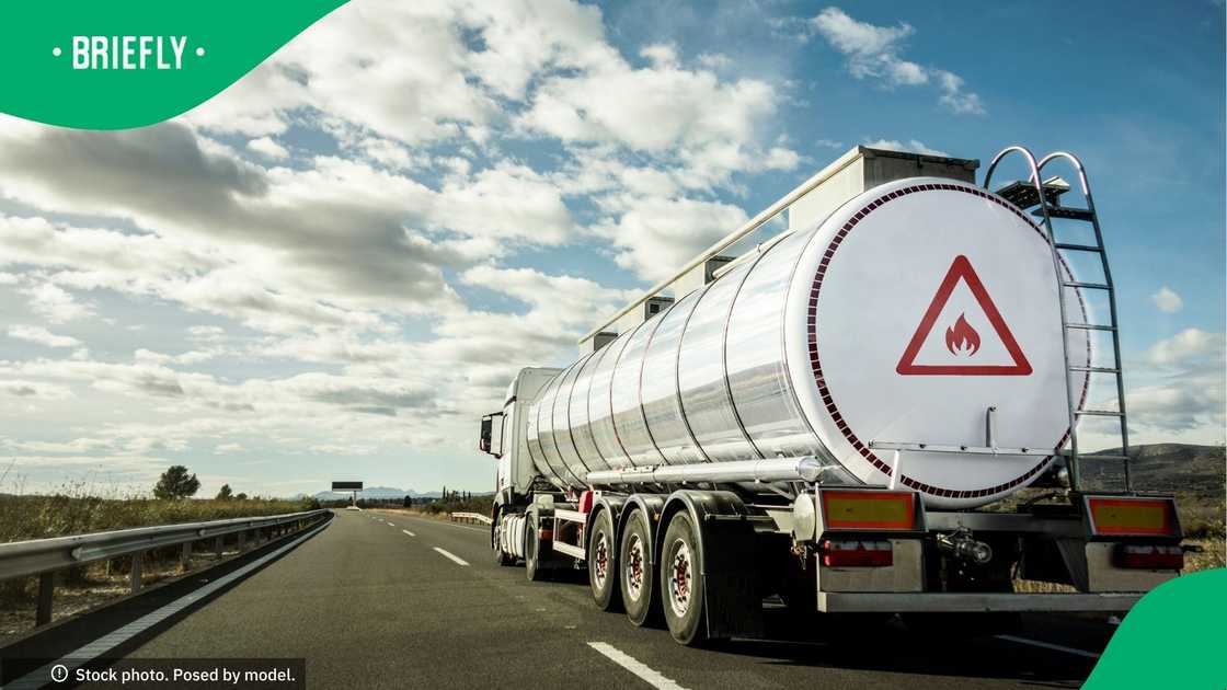 A fuel tanker was one of the vehicles involved in the crash A fuel tanker was one of the vehicles involved in the crash