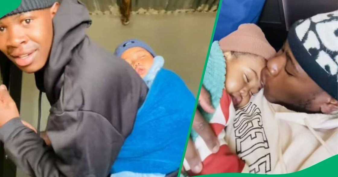 A man showed off how he dropped off his son before heading to res, and people were touched by the video. A man showed off how he dropped off his son before heading to res, and people were touched by the video.