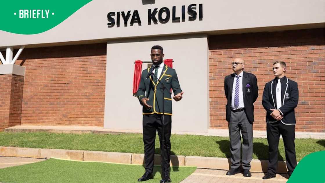 Siya Kolisi officially opened a residence named after him at the North-West University.