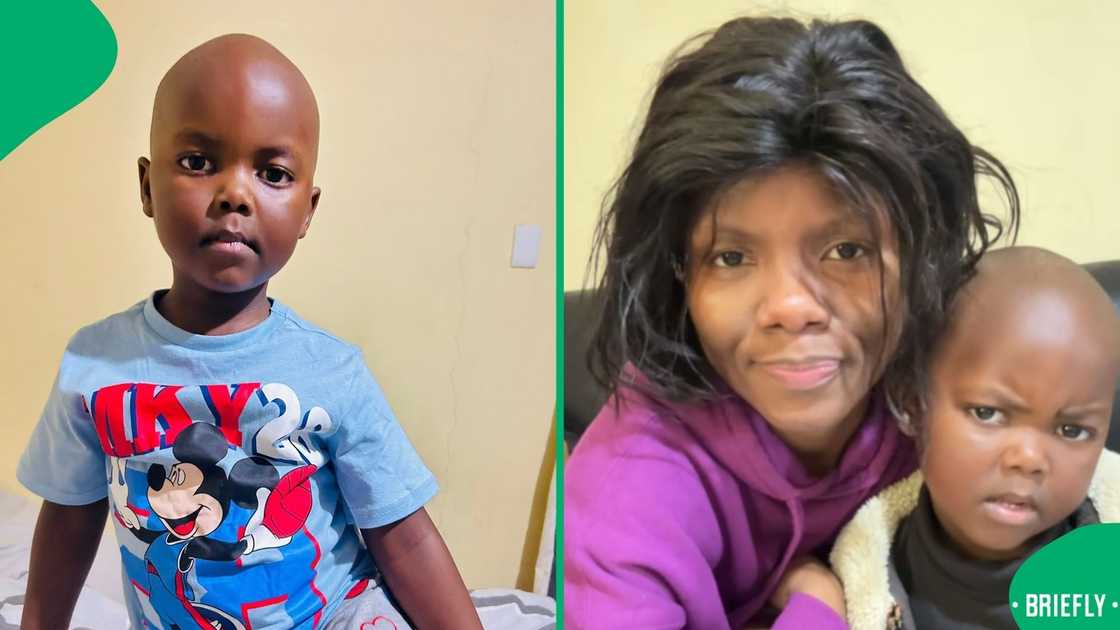 The boy assured her that she was pretty, but asked her to either comb her wig or take it off The boy assured her that she was pretty, but asked her to either comb her wig or take it off