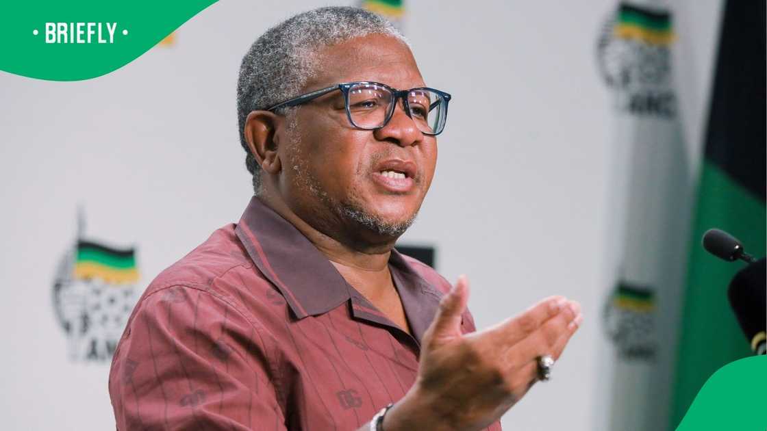 Fikile Mbalula, the ANC's Secretary-General Fikile Mbalula, the ANC's Secretary-General