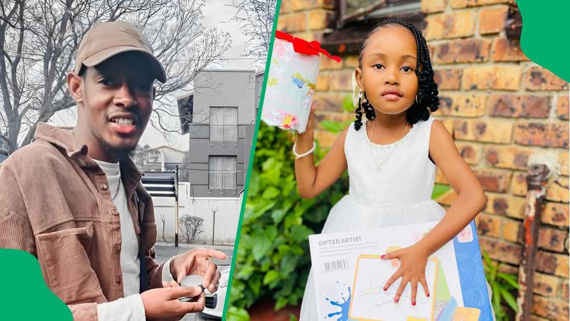 A father showed his daughter's graduation ceremony. A father showed his daughter's graduation ceremony.
