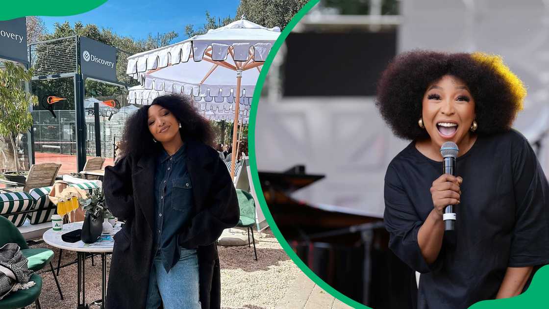 Rorisang Thandekiso out and about and at a public speaking event Rorisang Thandekiso out and about and at a public speaking event