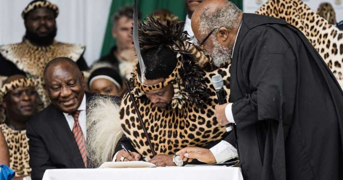 Ramaphosa Zulu Royal family