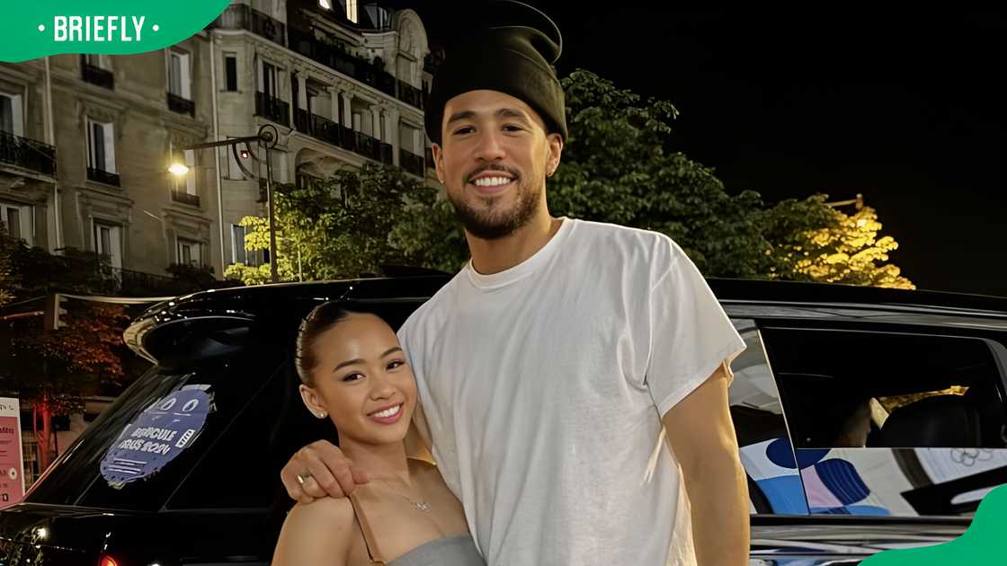 Suni Lee and Devin Booker Suni Lee and Devin Booker