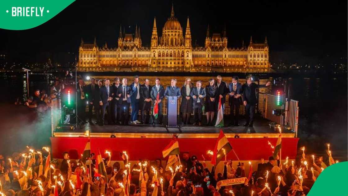 Péter Magyar and his party.