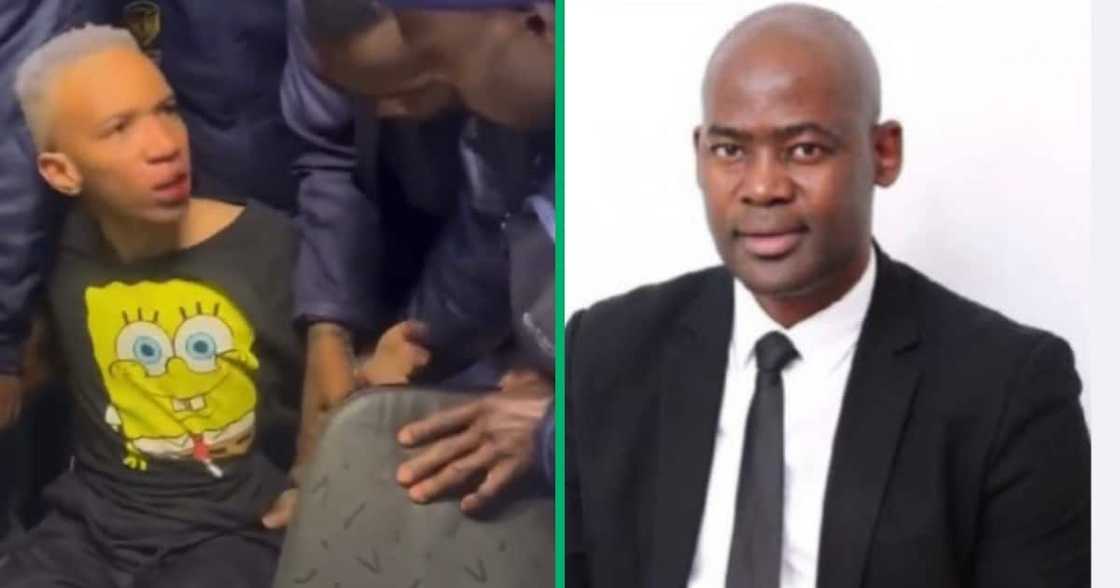 Dr Matthew Lani and Bongani Mabunda Dr Matthew Lani and Bongani Mabunda