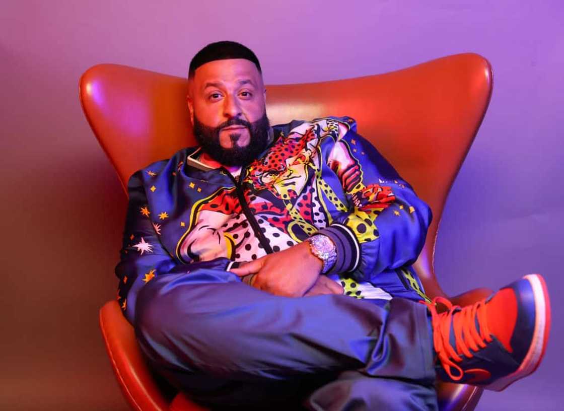 DJ Khaled posed for a portrait DJ Khaled posed for a portrait