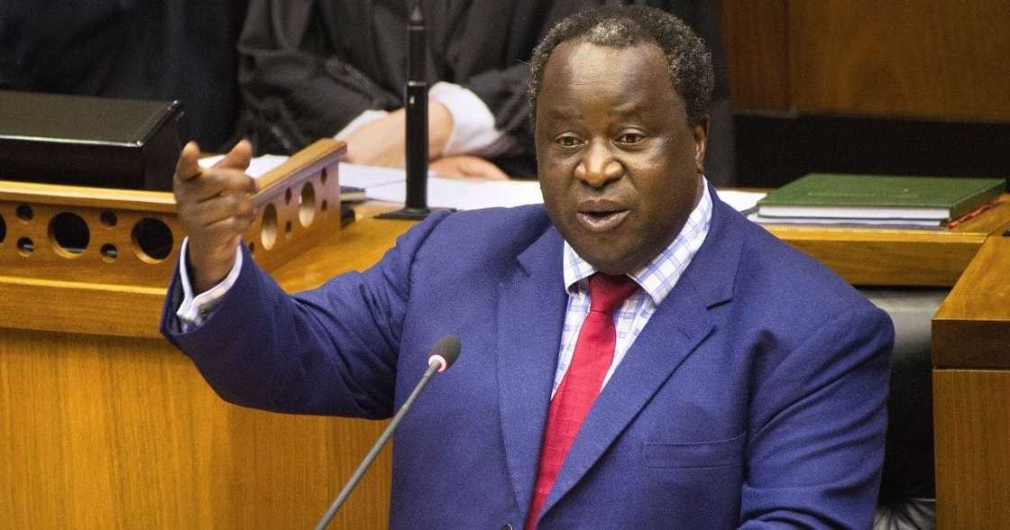 Tito Mboweni, Covid19, large gatherings, ANC NEC meetings, mask, twitter Tito Mboweni, Covid19, large gatherings, ANC NEC meetings, mask, twitter