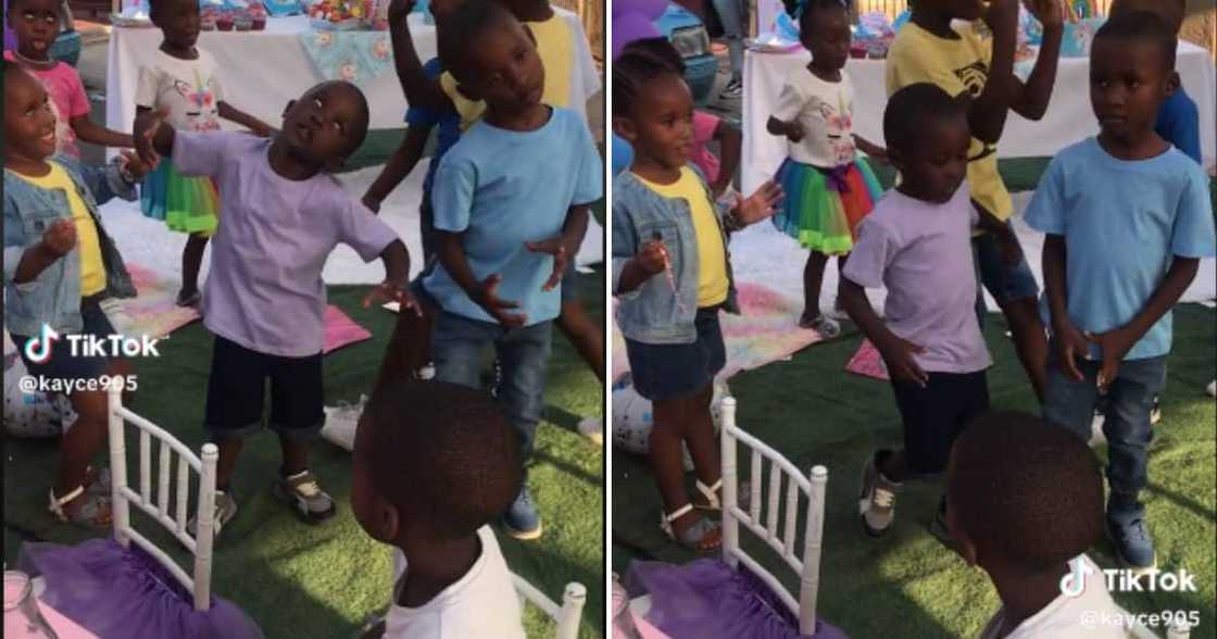 Kids do the Kilimanjaro dance challenge. Kids do the Kilimanjaro dance challenge.