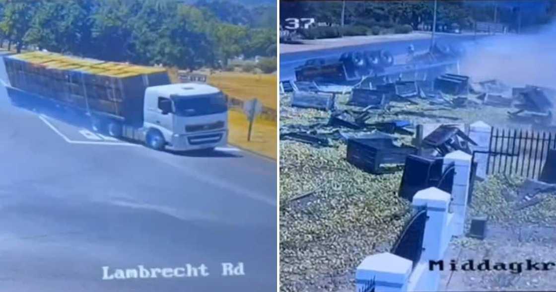 SA, Pedestrians, Truck Loses Control, Western Cape SA, Pedestrians, Truck Loses Control, Western Cape