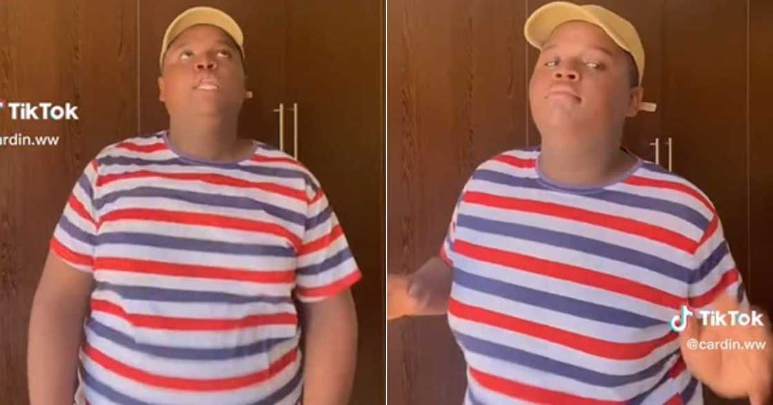 Man dances on TikTok Man dances on TikTok