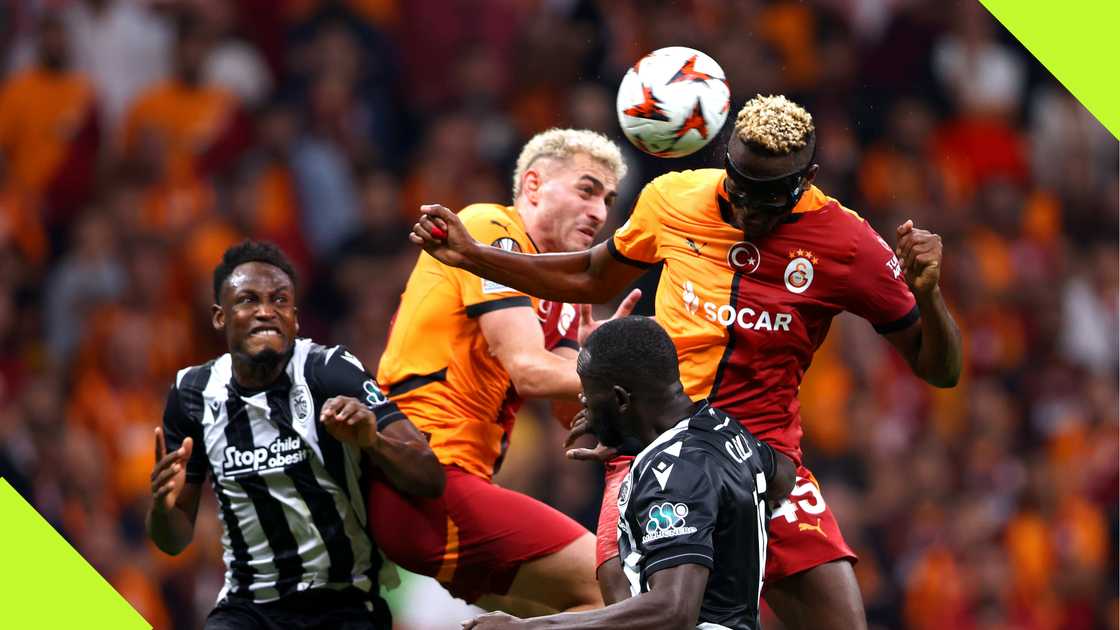 Victor Osimhen in action for Galatasaray Victor Osimhen in action for Galatasaray