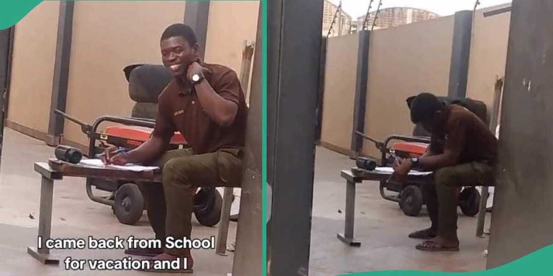 Video as man finds his best friend working as security man Video as man finds his best friend working as security man