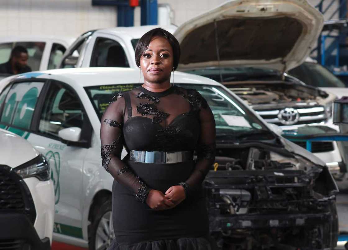 Woman breaks barriers in her industry Woman breaks barriers in her industry