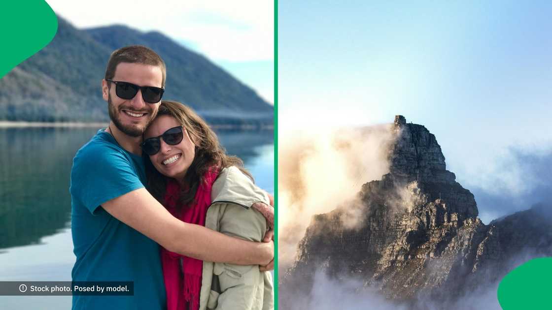 A British couple was rescued on Table Mountain in Cape Town during their hike.