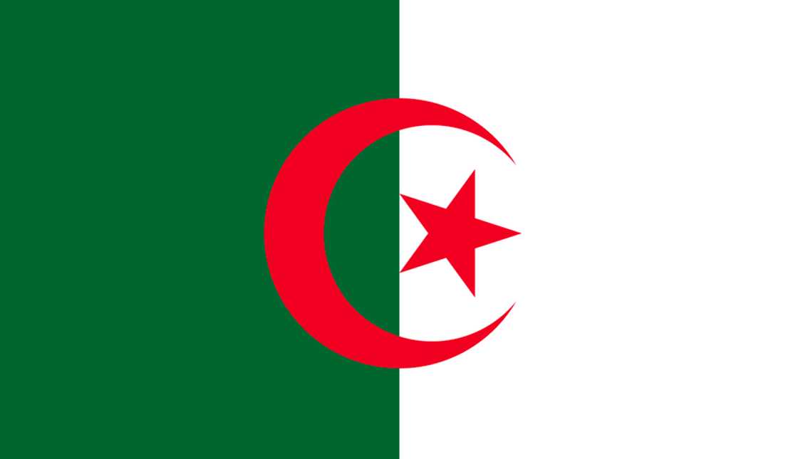The flag of Algeria The flag of Algeria