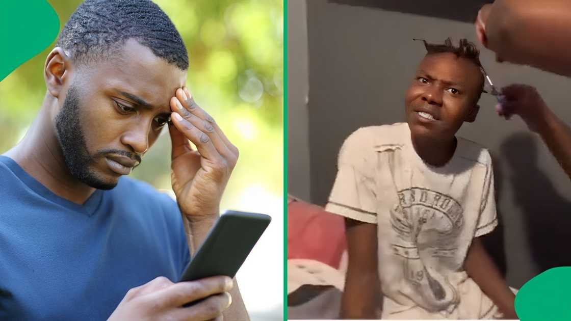 Mr Moloto forced an addict to cut his hair Mr Moloto forced an addict to cut his hair