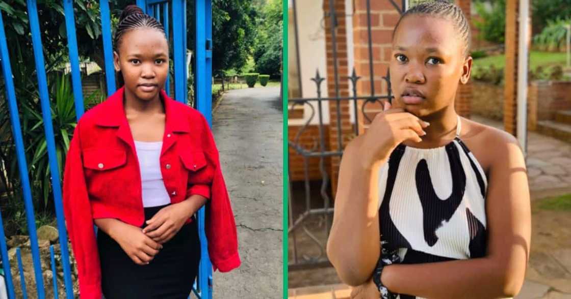 A young woman posted a TikTok video showing a skirt she received in her Temu order A young woman posted a TikTok video showing a skirt she received in her Temu order